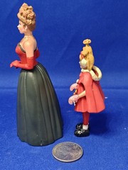 Cindy Lou Who 3.25″ Martha May Whovier 4.25″ The Grinch Who Stole Christmas 2000