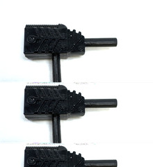 Vintage MOTU Modulok Mattel He-Man Masters 1985 Black Accessory Weapon Laser Gun