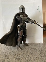 Wired Cape FOR Black Series 6in Mandalorian (Long) CAPE ONLY