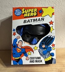 1976 Ben Cooper Batman Super Hero Halloween Costume Vintage Medium