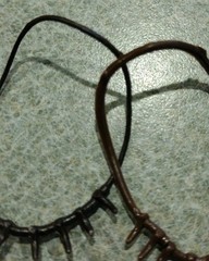 1960’s Marx Johnny West Daniel Boone Dark Brown Bear Claw Necklace Thin Style