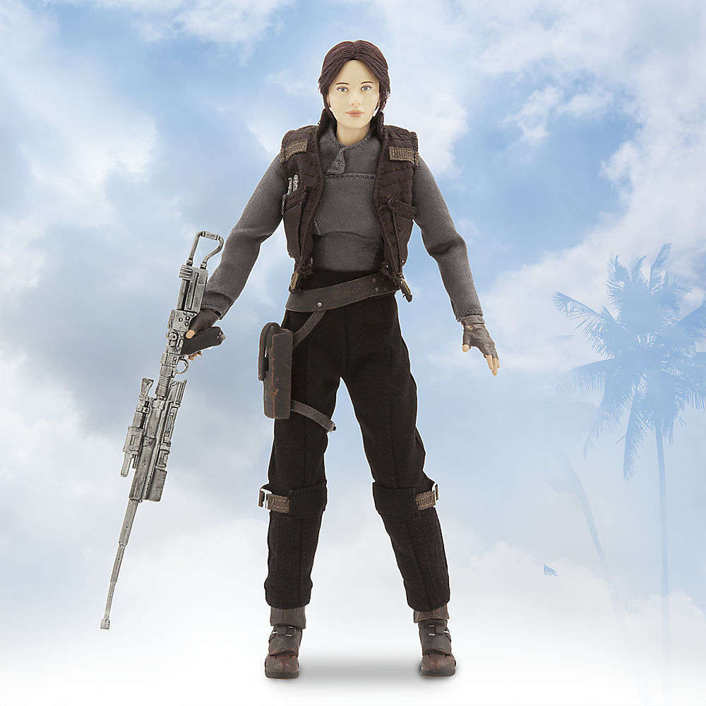 Disney Store Star Wars Rogue One Jyn Erso Elite Series Premium Action Figure 10″