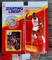 1988 90 91 92 MICHAEL JORDAN STARTING LINEUP SLU 1999 mattel JORDAN & 91 PANINI