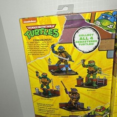 TMNT 1988 REMASTERED PLAYMATES SET OF 4 NINJA TURTLES 2024 40TH ANNIVERSARY Seal