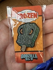 Abominable Toys Frozen Culture Godzilla Enamel Pin GFEST GLITTER 100 PCS SET 4