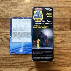 Super Go Bots Herr Fiend Enemy Robot Sports Car Tonka w/ Box