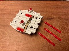 Remco Barracuda Submarine 1962 toy compete firing mechanism (with 3torpedoes)