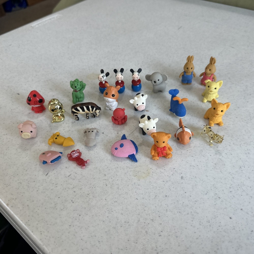 Mini Animal Variety Figures Lot Of 25