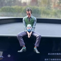 DC Comics The Joker Figure Car Accessory Car Mounted Joker The Dark Figure 10cm