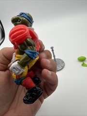 Playmates 1991 TMNT Sewer Sports Lot Leo Mikey Ralph Football Baseball