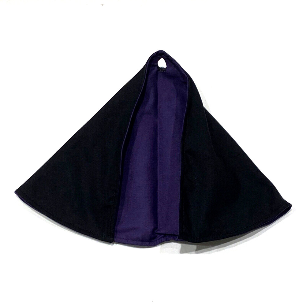 KC-C-LCLD-BP: 1/12 Black Purple Wired Cape for LOOSECOLLECTOR Lady Death Figure