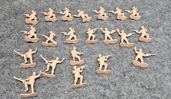 Blip Toys Battle Warriors Ninjas v Robots Army Men Miixed Lot Of Plastic Toys