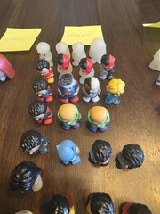 Lot of 118pcs Ooshies Pencil Toppers DC Comics Disney Marvel Figures Variety