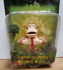 Nintendo Donkey Kong Country Chest Slammin’ Donkey Kong Figure In Package MIP