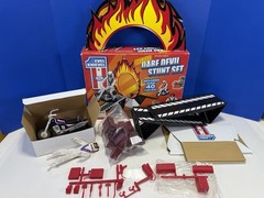 Ideal Evel Knievel Deluxe Dare Devil Stunt Set ~Not Complete