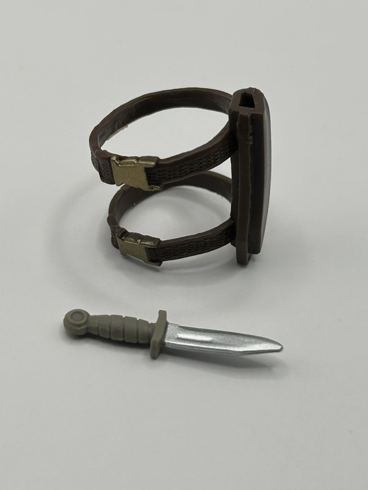 GIJoe Classified Retro Series GIJoe Trooper Knife & Leg Sheath Fodder 1/12 Scale