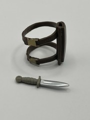 GIJoe Classified Retro Series GIJoe Trooper Knife & Leg Sheath Fodder 1/12 Scale