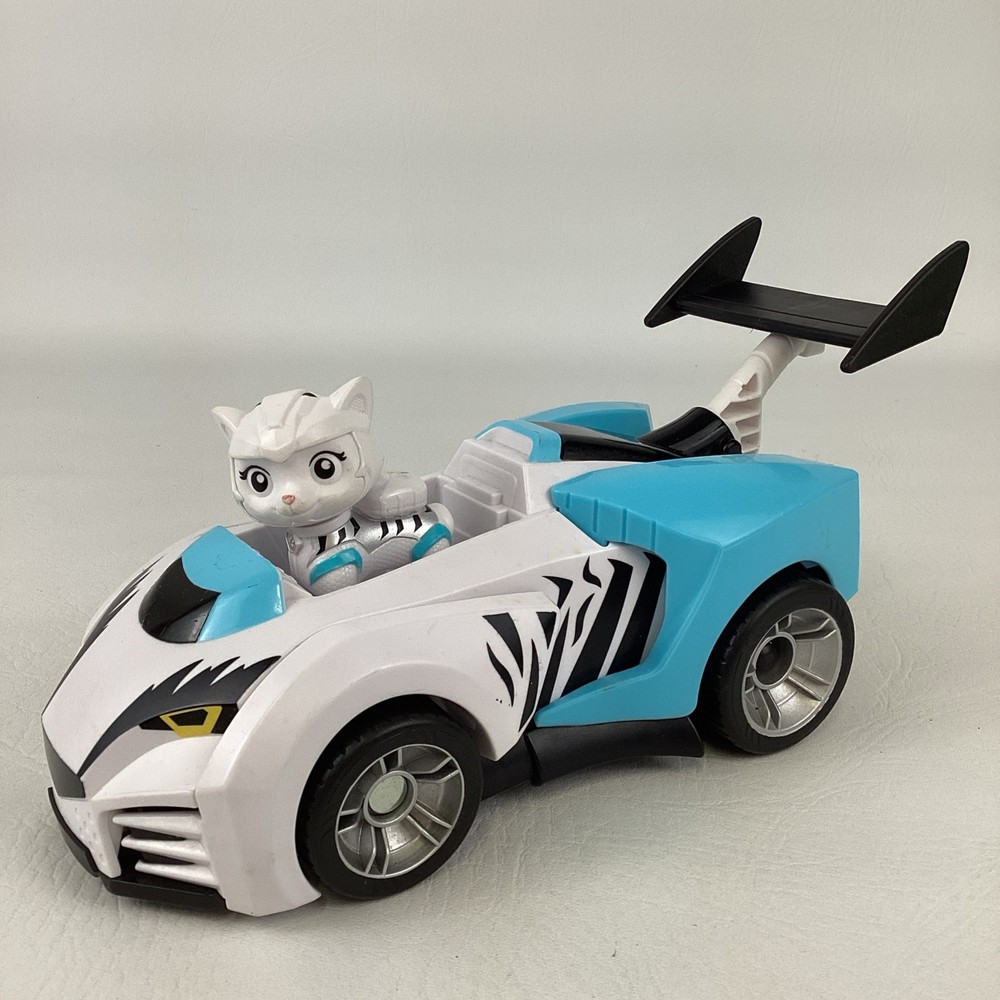 Paw Patrol Cat Pack Car Rory Figure Surprise Claw Attack Deluxe Vehicle Toy Lot