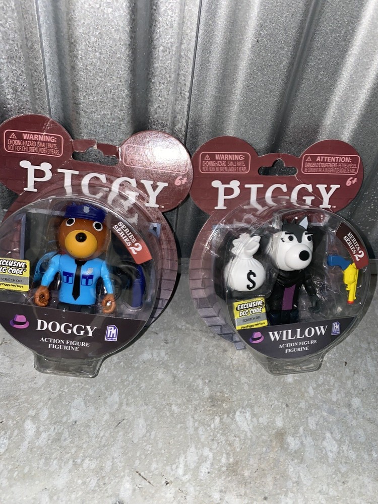 NEW PIGGY WILLOW 3.5” Series 2 Action Figure Toy Wolf Roblox DLC Exclusive Code