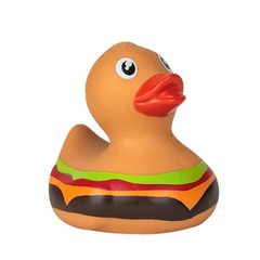 Cheeseburger Rubber Ducky – 2in – Jeep Ducking – FAST US Shipper