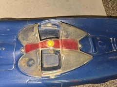 Vintage 1966 Lili Ledy Mexico Batman Batmobile Batimovil 21″ Blow Mold Car Toy