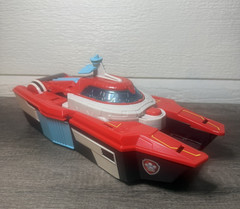 Paw Patrol Mighty Movie Pup Squad Aircraft Carrier HQ Car Vehicle