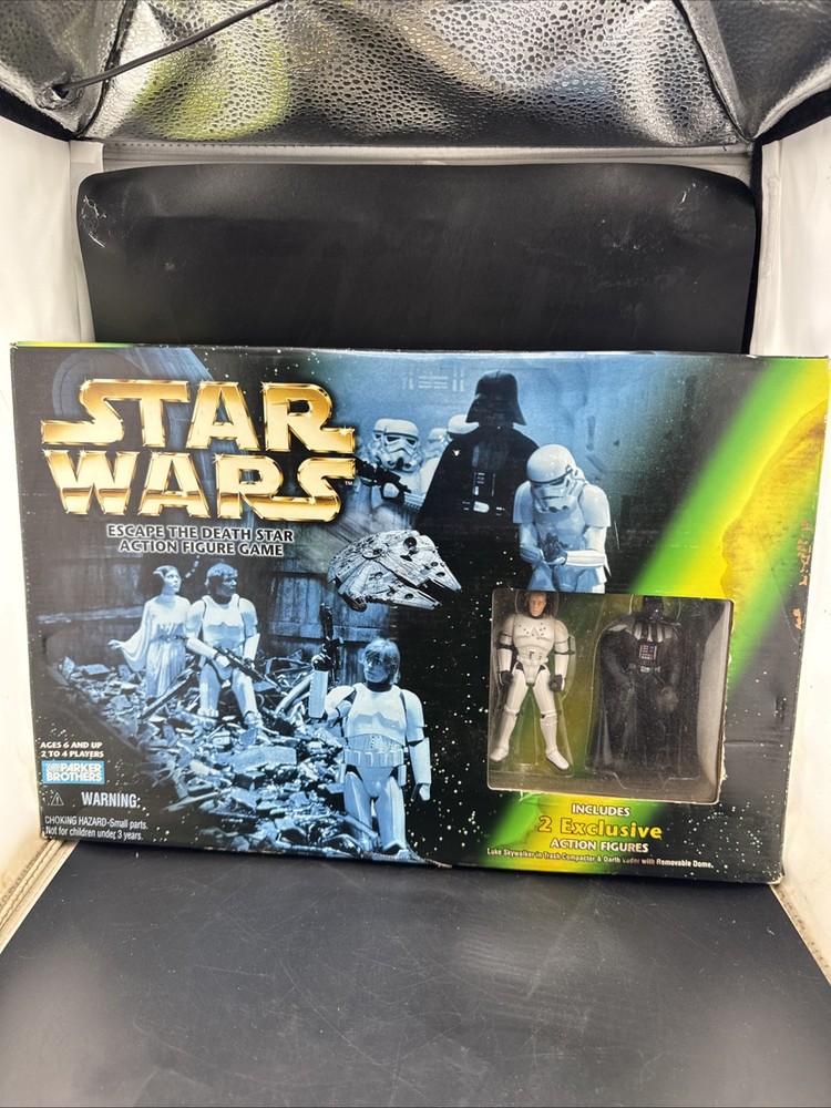 1998 Star Wars Escape From The Death Star Action Board Game w/ Exclusive Figures