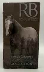Royal Breeds Black Friesian Horses 85105 Play Set And Extras Lanard Toys New