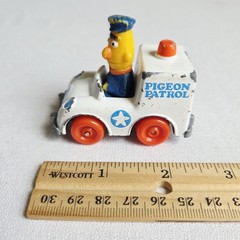 Lot of 3 Playskool 1980s Sesame Street diecast vehicles (wear and tear)