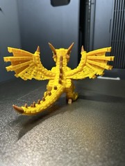 Dragon Cannelloni – R0BL0X Steal A Brainrot 3D Printed Figurine Toy 4.75 in Wide