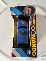 Vintage 80’s Brazil Glasslite TJ Hooker william shatner police car US Seller