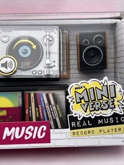 MGA’s Miniverse Real Vinyl Mini Playable Music Record Player