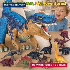 Dinosaur Toys for Boys Ages 3-8, Large Dinosaur T-Rex with Hidden Storage, Jumbo