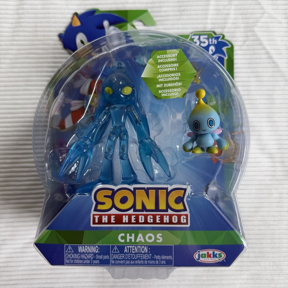 Jakks Pacific 35th Anniversary Sonic The Hedgehog Chaos with Chao 4″ Figure