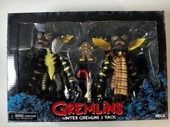 NECA Gremlins Gizmo, Santa & Winter Gremlins 2 Pack (Lot of 4) 7” Action Figures
