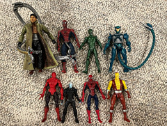 Toybiz Hasbro Spider-Man Trilogy Movie Figures Lot 8 Figures