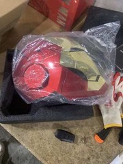 AutoKing MK5 Gold Mask 1/1 Iron Men Helmet Wearable Voice Control Cosplay Used