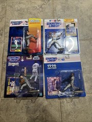 Lot of 4 MLB Starting Lineup 1990-1999 Fred McGriff Wells Abbott Langston