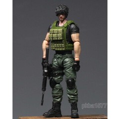 Premium 1/18 3.75″ Carlos Oliveira Action Figure w/ Head Sculpt Weapon