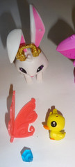 4 Loose Animal Jam Koala Raccoon Monkey Bunny Figs w/ Pets & 3 Accessories Each