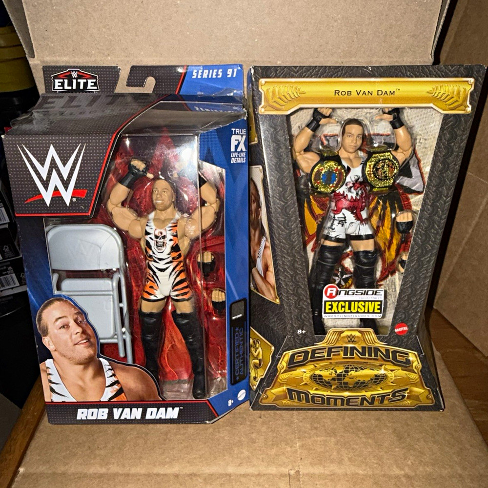 WWE Elite Series 91 & Defining Moments Ringside Exclusive Rob Van Dam WWE ECW