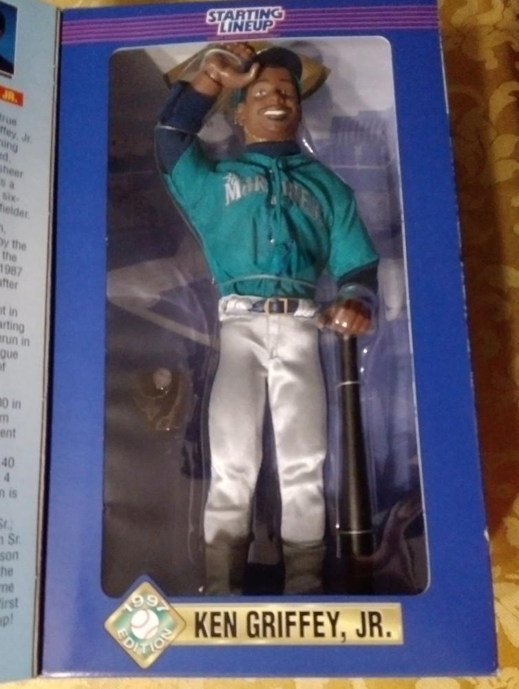 Ken Griffey Jr 1997 MLB Starting Lineup Mariners 12 Inch Poseable Figure NIB