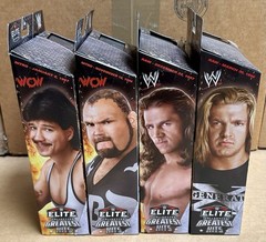 WWE Elite Monday Night Wars Complete Set of 4, (Greatest Hits) w/ Vincent BAF