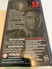 Sealed Hasbro Star Wars The Black Series Captain Poe Dameron Action Figure Gt43