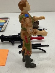 VINTAGE HASBRO GI JOE 1991 RED STAR V1 COMPLETE CARDBACK