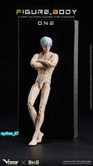 VTOYS X BMS 1:12 Male Anime Flexible Doll 6″ Action Figure Jointed Body w/ Head