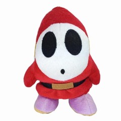 5X Black Blue Green Yellow Red Shy Guy Super Mario Bros Plush Toy Paper Mario 6″