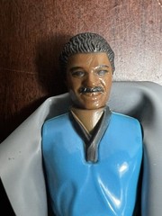 VINTAGE KENNER STAR WARS HK 1980 LANDO LOBOT BESPIN GUARD 3 FIGURES LOT COMPLETE