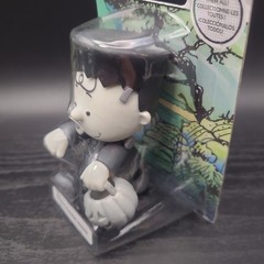 Lot Of 3 Halloween Peanuts B & W Mini Figures Snoopy Lucy Charlie Brown New
