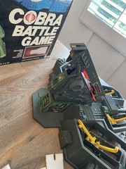 Vintage 1982 GI JOE Cobra Battle Game W/ Clean Original Box NICE FREE SHIP